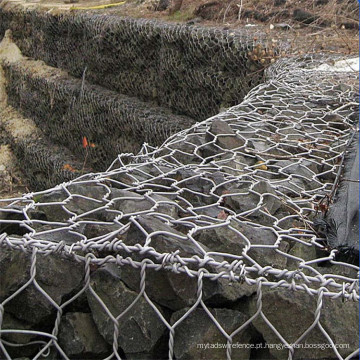 Gabion cestas de gabion galvanizado para a parede do rio